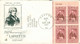 Stamp U.S.A. 200 Ans Anniversary LAFAYETTE Easton F.D.C. 6 SEPT; 1957 BLOC 4 Timbres Sur Enveloppe - 1951-1960