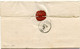 BELGIQUE N°30 (YVERT) X3 CAD MARIEMBOURG + BOITE AU SUR LETTRE AVEC CORRESPONDANCE DE FRASNES POUR LA FRANCE, 1874 - Poste Rurale