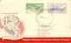 Stamp Timbre New Zealand Nouvelle Zélande 2 Timbres Oblitérés 1957 (sport ) Mission Bay Sur Enveloppe - Gebruikt