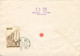 Stamp Timbre China Chine 2 Timbres Obl.1948 .9.3 Avec Militaires Sur Enveloppe + 1 Timbre Au Verso Hsinying Formosa. - 1912-1949 République