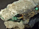 Malachite, Pseudomalachite Libethenite  ( 4 X 3 X 2 Cm ) Miguel Vacas Mine - Alandroal - Evora - Portugal - Minéraux