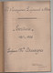 Ecriture Cochaud Société Enseignement Professionnel Du Rhône 1927 1928 Dessaignes Lyon Croix Rousse - Non Classés