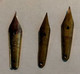 Delcampe - Lot De  14 Plumes Ancienne  HARISSO Qualité Supérieur  M OLDWIN WARRANTED S R STYLOS 105.100 Encre De Chine - Plumes