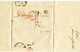 BELGIQUE - CAD MONS + BOITE C SUR LETTRE AVEC CORRESPONDANCE DE FRAMERIES POUR L A FRANCE, 1840 - Rural Post