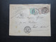 Frankreich 1902 Allegorie Nr.97 MiF Nr.90 Umschlag Mit Aufkleber L. Drion Draperie Nouveautes Commercy (Meuse) - Paris - Lettres & Documents