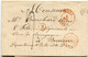 BELGIQUE - CAD MONS SUR LETTRE AVEC CORRESPONDANCE DE PATURAGES POUR LA FRANCE, 1840 - 1830-1849 (Independent Belgium)