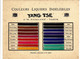 1920 1930   Superbe CARTE ECHANTILLONS DE COULEURS J.M. PAILLARD « Yang Tsé » - Werbung