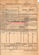 23- MERINCHAL- RARE RECEPISSE CHEMIN DE FER PETITE VITESSE ORLEANS- NEUSSARGUES-WAGONS GARE - Transports