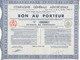 Delcampe - Superbe Lot De 40 "Bon Au Porteur" Compagnie Générale Aéropostale - Aviation - 6 Avril 1935 - N°188 410 à 188 530 - - Fliegerei