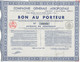 Delcampe - Superbe Lot De 40 "Bon Au Porteur" Compagnie Générale Aéropostale - Aviation - 6 Avril 1935 - N°188 410 à 188 530 - - Luchtvaart