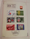 Delcampe - Album Timbres Suisse Documents Philatéliques Oblitérés De 1958 à 1964 Swiss Stamps Stamp Francobollo Svizzero TB.Etat - Autres & Non Classés