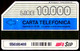 G 281 C&C 2323 SCHEDA TELEFONICA USATA IRITEL ORIZZONTALE 31.12.95 10 2^A QUAL - Öff. Diverse TK