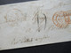 Frankreich 1852 Paketbegleitbrief / Par Paket Anglais Von Montevideo - La Rochelle über England Mit Ra2 Colonies Art.13 - Marques D'entrées