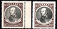 778.GREECE,1927-1928 NAVARINO,5 DR. CODRINGTON.HELLAS 487,488 SC.340,341 MNH,VERY FINE AND VERY FRESH. - Neufs