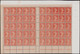FRANCE Poste ** - 138m, Panneau De 50 Millésime "6", Impression Recto-verso: 10c Semeuse Rouge - Cote: 750 - Unused Stamps