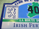 Plaque Ancienne Rallye Automobile/Club De L'AUTO / PEUGEOT/La Route Du Tweed/IRISH FERRIES/1989     AC165 - Rallye (Rally) Plates