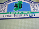 Plaque Ancienne Rallye Automobile/Club De L'AUTO / PEUGEOT/La Route Du Tweed/IRISH FERRIES/1989     AC165 - Placas De Rally