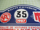 Delcampe - Plaque Ancienne Rallye Automobile/RALLYE D'AUVERGNE/Automobile Club De France/A.S.A./1987     AC166 - Placas De Rally