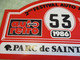 Plaque Ancienne Rallye Automobile//2éme Festival Auto-Retro./PARC De SAINT-CLOUD/ Auto-Moto Retro/ 1986     AC167 - Rallyeschilder