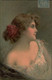 ASTI SIGNED 1910s POSTCARD - WOMAN - SERIE 1292 K.F. EDITEURS PARIS (3295) - Asti