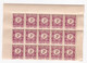 Réunion 1947 Timbre Taxe , 1 Bloc 2 Francs Neufs – 15 Timbres - Strafport