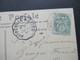 Frankreich Kolonie Algerien AK 1907 Blida La Place Saint Charles Et L'Eglise Bahnpost Stempel Affreville A Alger - Blida