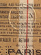 Delcampe - Billet Aller-Retour PARIS-LONDRE - N°15043 Du 01/09/1950 Avec Belle Perforation à Date - British Railways - Europa