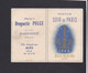 Calendrier 1965 Avec Publicité Parfum Soir De Paris Bourjois, Droguerie Polge à Alès (Gard) ; 9cm X 6cm - Petit Format : 1961-70