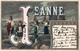 Prénom Jeanne, Lettre J, Femme, Enfants Et Bateaux - Carte A.L. N° 3057/19 - Vornamen