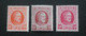 1922 : Cob 199**-201** 202**    Houyoux (sans  Charnière D21 ) Verso - 1922-1927 Houyoux