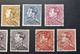 Belgie Belgique - 1951 - OPB/COB  N°  847a/847A/848/848A/848aA/848B/848B ( 7 Values) Poortman  - Obl. - Usados