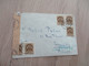 Hongrie Lettre 1942 5 TP En Censure Allemande Budapest Pour Grenoble - Marcophilie