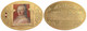 AUSTRIA. MEDALLA SERIE MONARQUÍA AUSTRIACA. EMPERATRIZ MARÍA TERESA. BRONCE DORADO CON PIEDRAS - Royaux / De Noblesse