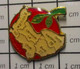 2217 Pin's Pins / Beau Et Rare / THEME : ALIMENTATION / GROSSE POMME ROUGE DEPARTEMENTS DE NORMANDIE - Alimentation