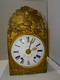 *ANCIEN MOUVEMENT HORLOGE COMTOISE CADRAN Email FLEURI VALLADE Fils ANGOULEME E - Orologi Da Muro