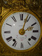 *ANCIEN MOUVEMENT HORLOGE COMTOISE CADRAN Email FLEURI VALLADE Fils ANGOULEME E - Orologi Da Muro