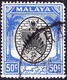MALAYA NEGRI SEMBILAN 1949 50c Black & Blue SG59 Fine Used - Negri Sembilan
