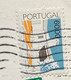 PORTUGAL,1990,DUE,POST MARK,IN RED COLOUR,LOSEN 5Kr IN GREEN COLOUR POST MARK,BACK SIDE STONE BEACH POST CARD,TO SWEDEN. - Covers & Documents