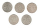 85/ France : ETAT FRANCAIS : 5 X 1 Franc MORLON Alu : 1942 (en Sup) - 1943 - 1944 - 1944 B - 1944 C - 5 Francs