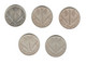 85/ France : ETAT FRANCAIS : 5 X 1 Franc MORLON Alu : 1942 (en Sup) - 1943 - 1944 - 1944 B - 1944 C - 5 Francs