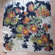 Foulard En Soie à Grosses Fleurs 75 Cm X 78 Cm - Fulares