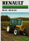 1987 AGRICULTURE DOCUMENTATION PUBLICITAIRE TRACTEURS RENAULT 85-12 / 85-14 LS B.E. VOIR SCANS - Werbung