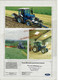 1988  PUBLICITE ET FICHE TECHNIQUE TRACTEURS FORD SERIE 10 SUR 4 PAGES B.E.VOIR SCANS - Publicidad