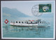 SWISS SUISSE HELVETIA SWITZERLAND POSTCARD CARTE POSTALE ANSICHTSKARTE BRIEFMARKEN PC AK PREMIER JOUR STAMP MS RUTLI SEE - Premier