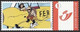 DUOSTAMP/MYSTAMP**  Tintin, Avion/Kuifje, Vliegtuig/Tim, Flugzeug/Tintin, Airplane - (Hergé) - Sous Blister/Verpakt - Philabédés (comics)