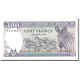 Billet, Rwanda, 100 Francs, 1989, 1989-04-24, KM:19, NEUF - Rwanda