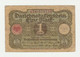 Used Reichsbanknote Darlehenkassenschein 1 Mark 1920 - 1 Mark