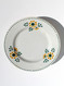 PORCELAINE GIEN 1878 - FRANCE N°3365 - ANCIEN PLAT ASSIETTE SUR PIEDOUCHE D:24cm   (0507.4) - Gien (FRA)