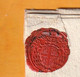 Delcampe - 1768  - Marque Postale SENS - 12 X 4 Mm - Sur Lettre Pliée Avec Correspondance Vers Melun, Seine Et Marne - 1701-1800: Precursors XVIII