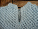 Pull Bleu Manches Courtes Vintage Au Crochet 3 Ans - 1940-1970